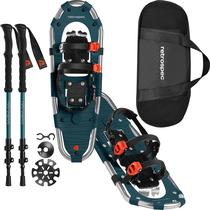 Pacote de sapatos de neve e bastões de trekking Retrospec Drifter 25/30