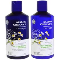 Pacote de shampoo e condicionador Avalon Organics Anticaspa Pacote de shampoo e condicionador Avalon Organics Anticaspa