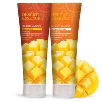 Pacote de shampoo e condicionador Desert Essence Island Mango