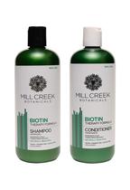 Pacote de shampoo e condicionador Mill Creek Botanicals Biotin Pacote de shampoo e condicionador Mill Creek Botanicals Biotin