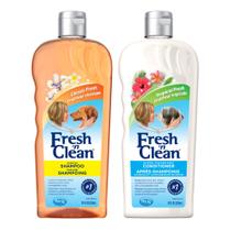 Pacote de shampoo e condicionador PEtag Fresh 'n Clean 532ml