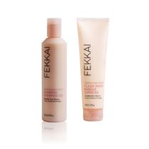 Pacote de shampoo e máscara de flash Fekkai Technician Color Pacote de shampoo e máscara de flash Fekkai Technician Color