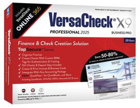 Pacote de software VersaCheck X9 Professional 2025 20 usuários