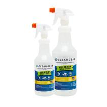 Pacote de spray desinfetante Clear Gear Gym, frasco de 473 ml e 946 ml Pacote de spray desinfetante Clear Gear Gym, frasco de 473 ml e 946 ml
