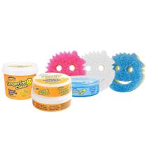 Pacote de suprimentos de limpeza Scrub Daddy com PowerPaste e esponjas