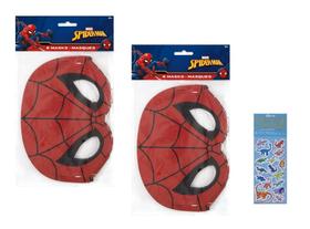 Pacote de suprimentos para festas Spiderman Children com 16 máscaras Pacote de suprimentos para festas Spiderman Children com 16 máscaras