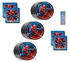 Pacote de suprimentos para festas Ultimate Spiderman Birthday x24