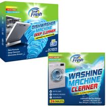 Pacote de tablets de limpeza True Fresh, pacote com 48 unidades para máquina de lavar e lava-louças