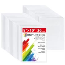 Pacote de tábuas de lona Simetufy 36 de 20x25 cm para pintura Pacote de tábuas de lona Simetufy 36 de 20x25 cm para pintura