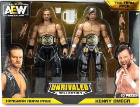 Pacote de Tag Team Action Figures AEW Unrivaled Collection