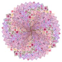 Pacote de tecido Squares LENAILIN 10 x 10 cm 100% algodão 50 unidades