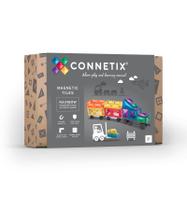 Pacote de transporte Toy Connetix Rainbow com 50 peças