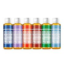 Pacote de variedades de 118 ml de sabonete líquido Dr. Bronner's Pure-Castile