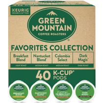 Pacote de variedades de café Keurig Green Mountain 40 K-Cup Pods