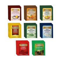Pacote de variedades de ervas Tea Twinings, 48 saquinhos de chá sem cafeína Pacote de variedades de ervas Tea Twinings, 48 saquinhos de chá sem cafeína