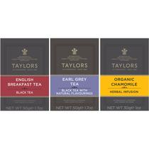 Pacote de variedades Tea Taylors of Harrogate Black Herbal, 60 sacos