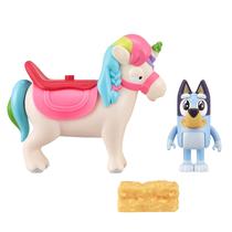 Pacote de veículos e bonecos Bluey Unipony com 2,5-3 bonecos Pacote de veículos e bonecos Bluey Unipony com 2,5-3 bonecos