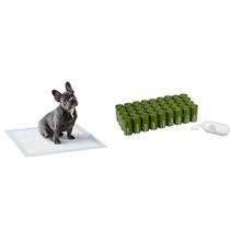 Pacote diário para donos de cães Amazon Basics com almofadas e bolsas