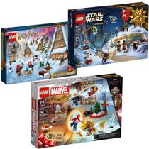 Pacote do Calendário do Advento LEGO 2023 Marvel Avengers, Star Wars