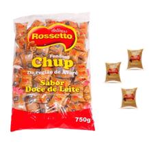Pacote Doce De Leite Fondant Chup Rossetto 750G