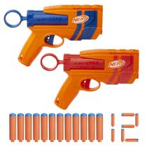 Pacote duplo Blaster Nerf N Series com 12 dardos para crianças maiores de 8 anos