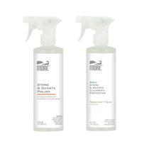 Pacote duplo de limpador de pedras e quartzo MORE e spray polonês de 473 ml