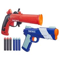 Pacote Duplo Nerf Fortnite com 2 Lançadores e 6 Dardos Elite