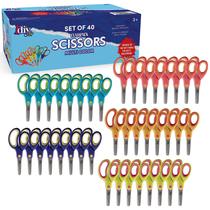 Pacote econômico Scissors Idiy Kid's Class com 40 unidades 5 alças macias