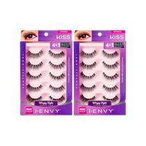 Pacote econômico Strip Eyelashes i Envy by Kiss So Wispy 03 (2x5 pares) Pacote econômico Strip Eyelashes i Envy by Kiss So Wispy 03 (2x5 pares)