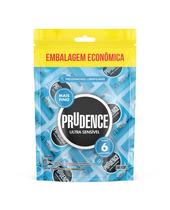 Pacote Embalagem Econômica 18 UN Preservativo Prudence Ultra Sensível Mais Fino