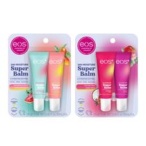 Pacote eos 24H Moisture Super Balm Leite de Coco e Mel