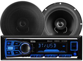 Pacote estéreo para carro BOSS Audio Systems 638BCK Single Din