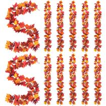 Pacote Fall Mantle Garland Helimoto com 12 21,5 m com 864 folhas Pacote Fall Mantle Garland Helimoto com 12 21,5 m com 864 folhas