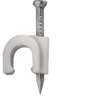 Pacote Fixa Fio Coaxial 8 Com Prego 5Mm X25Mm Com 40 Peças Pacote Fixa Fio Coaxial 8 Com Prego 5Mm X25Mm Com 40 Peças