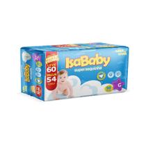 Pacote Fralda Infantil 60 Un Pacote Hiper G Isababy