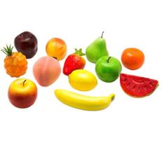 Pacote Frutas Fruta Artificiais Decoração 12 Unidades - FORT