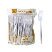 Pacote Garfo Descartável Leve Branco 50 unidades Dureza 1 Pacote Garfo Descartável Leve Branco 50 unidades Dureza 1