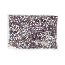 Pacote Grande De Strass De Cristal AB Para Decoração De Unhas, Não Termoaplicáveis, Com Base Plana,