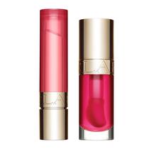 Pacote hidratante Clarins Lip Oil 04 e Lip Balm 02 Pitaya