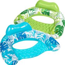 Pacote inflável Pool Floats Sloosh Adult com 2 porta-copos