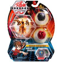 Pacote inicial Bakugan Aurelus Dragonoid com 3 bonecos de 6 anos ou mais Pacote inicial Bakugan Aurelus Dragonoid com 3 bonecos de 6 anos ou mais