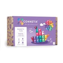Pacote inicial de azulejos magnéticos Connetix Pastel 64 peças