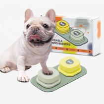 Pacote inicial de botões Dog Talking MEWOOFUN com tapete e adesivo