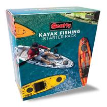 Pacote inicial de pesca de caiaque Scotty 111 Black