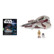 Pacote Jedi Interceptor Mystery do Toy STAR WARS Micro Galaxy Squadron Obi-wan Kenobi