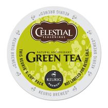 Pacote K-Cup de chá verde Celestial Seasonings, 24 unidades