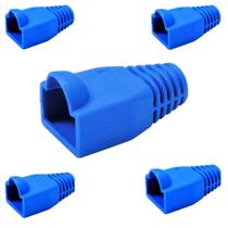 Pacote / Kit com 10 unid. capas para Plug RJ45 Azul