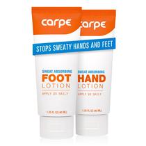 Pacote Lotion Carpe que absorve suor para mãos e pés