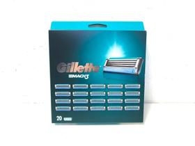 Pacote masculino Razor Blades Gillette Mach3 com 20 lâminas de recarga