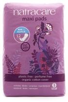 Pacote Maxi Pads Natracare Natural Traditional Style Super 12 Pacote Maxi Pads Natracare Natural Traditional Style Super 12